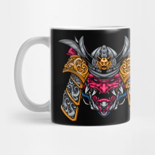 mecha samurai skull Mug